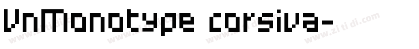 VnMonotype corsiva字体转换